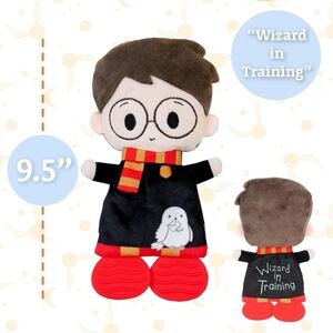 Wizard in Training Plush Toy - Brown, Black, Red